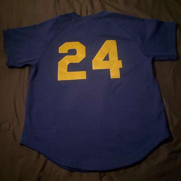 Mitchell and Ness Seattle Mariners Ken Griffey Jr Batting Jersey - Picture 2 of 2